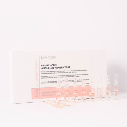 Set 7 fiole MACON Dermanorm Concentrat pentru tratarea tenului gras si acneic.