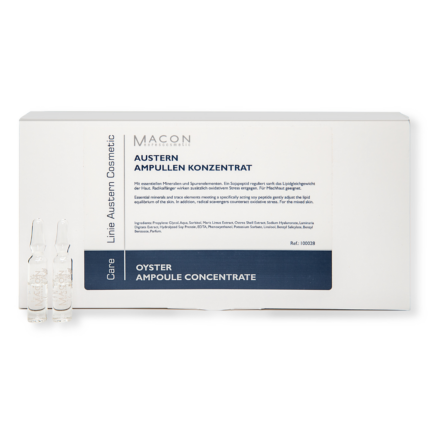 Set 7 fiole MACON Oyster Cosmetic pentru ten mixt si gras cu extract de stridii.