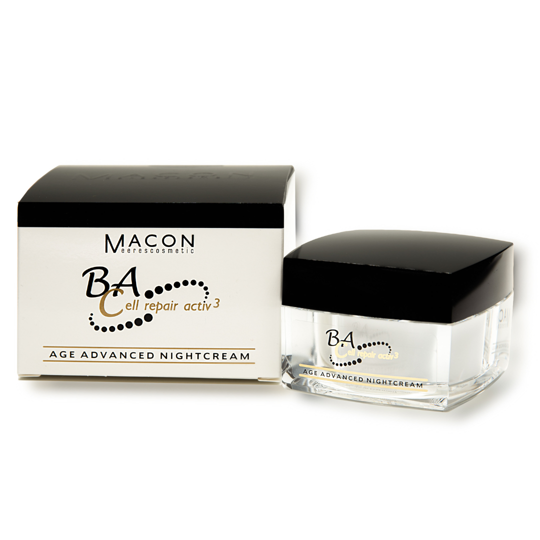 macon-ba-cell Crema de noapte MACON BA Cell Repair Activ pentru regenerare celulara si reducerea ridurilor.