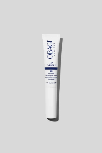 Tratament Obagi Lip Therapy AHA + PHA Smoothing Micro-Peel pentru exfolierea buzelor.
