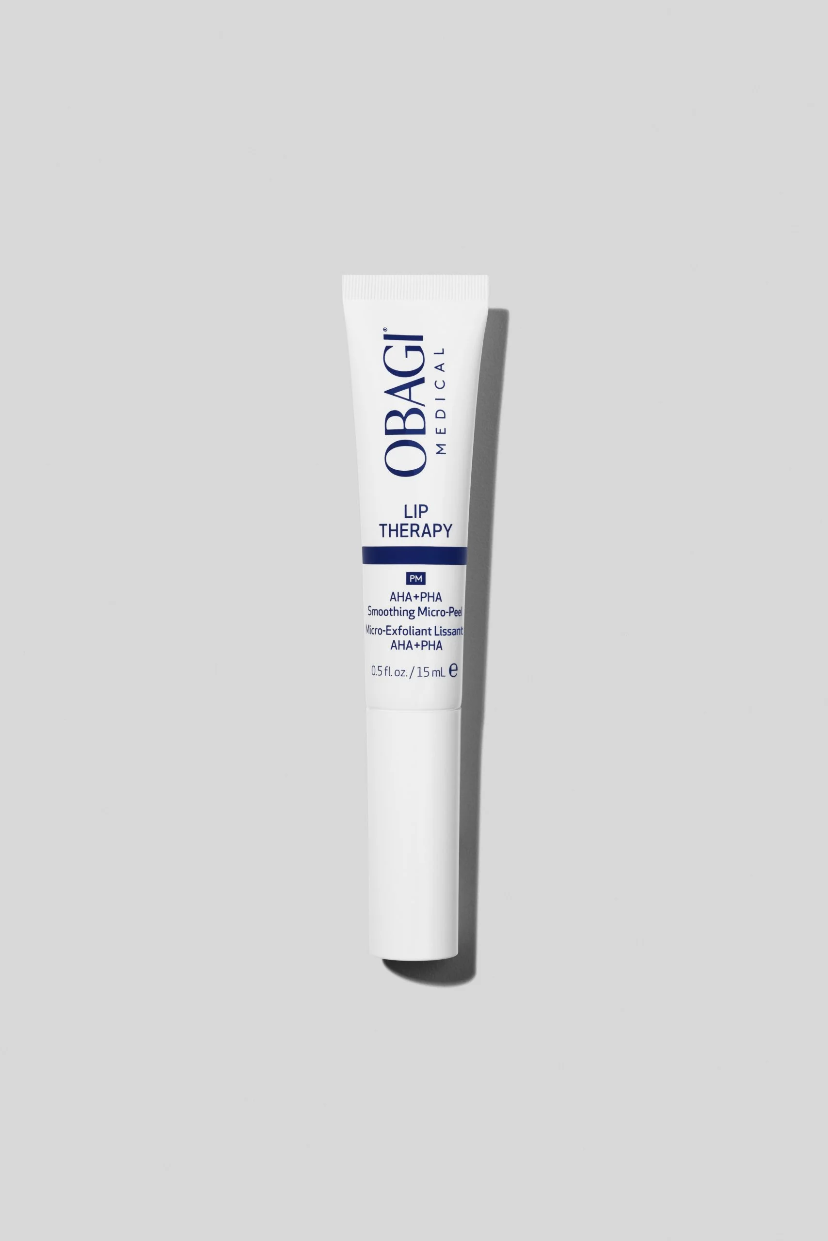 Obagi-Lip-Therapy-PM-Soothing-Micro-Peel_Hero-GREY-HiRes-scaled Tratament Obagi Lip Therapy AHA + PHA Smoothing Micro-Peel pentru exfolierea buzelor.