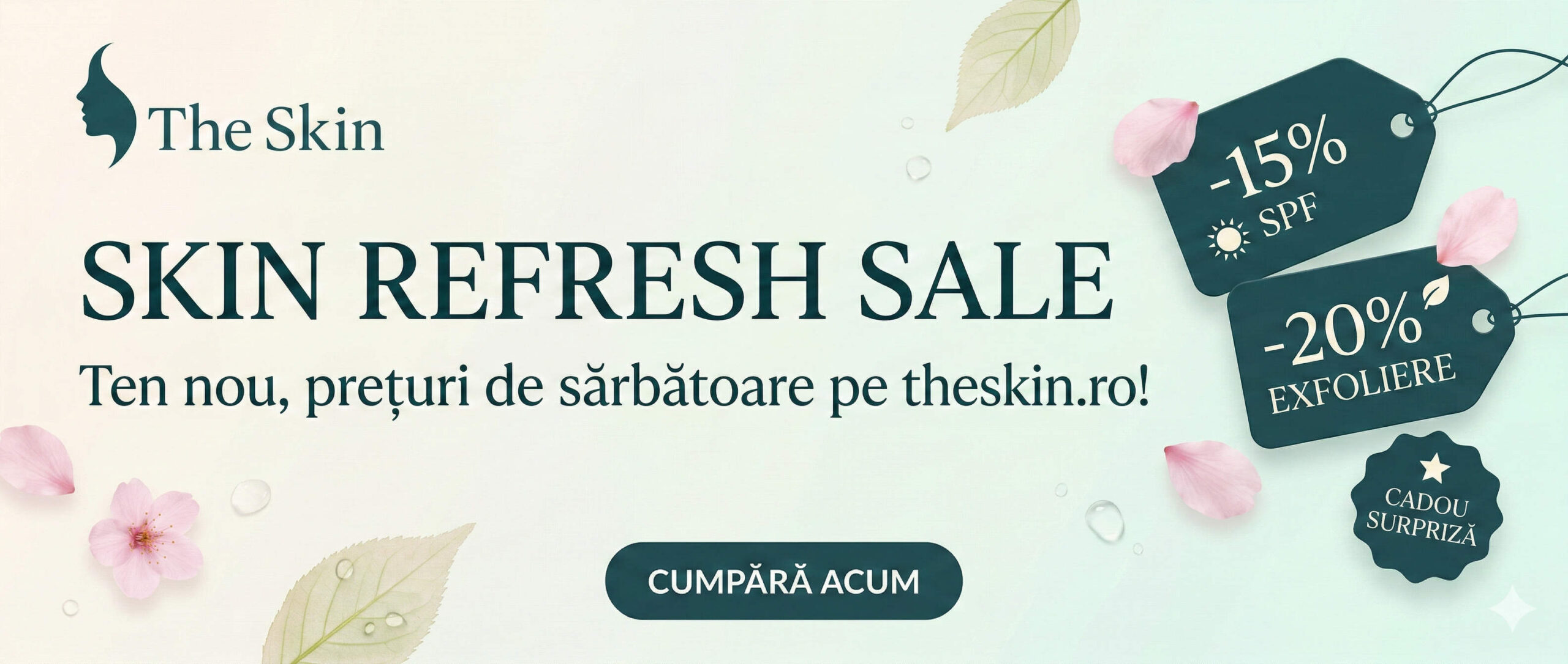 Skin Refresh Sale pe theskin.ro!